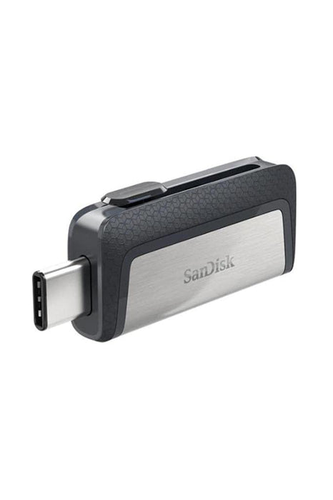 SanDisk 64GB Ultra Dual Drive USB C Flash Drive, USB C memory stick for smartphones, USB stick with reversible USB Type-C and USB Type-A connectors, for smartphones, tablets, Macs and computers