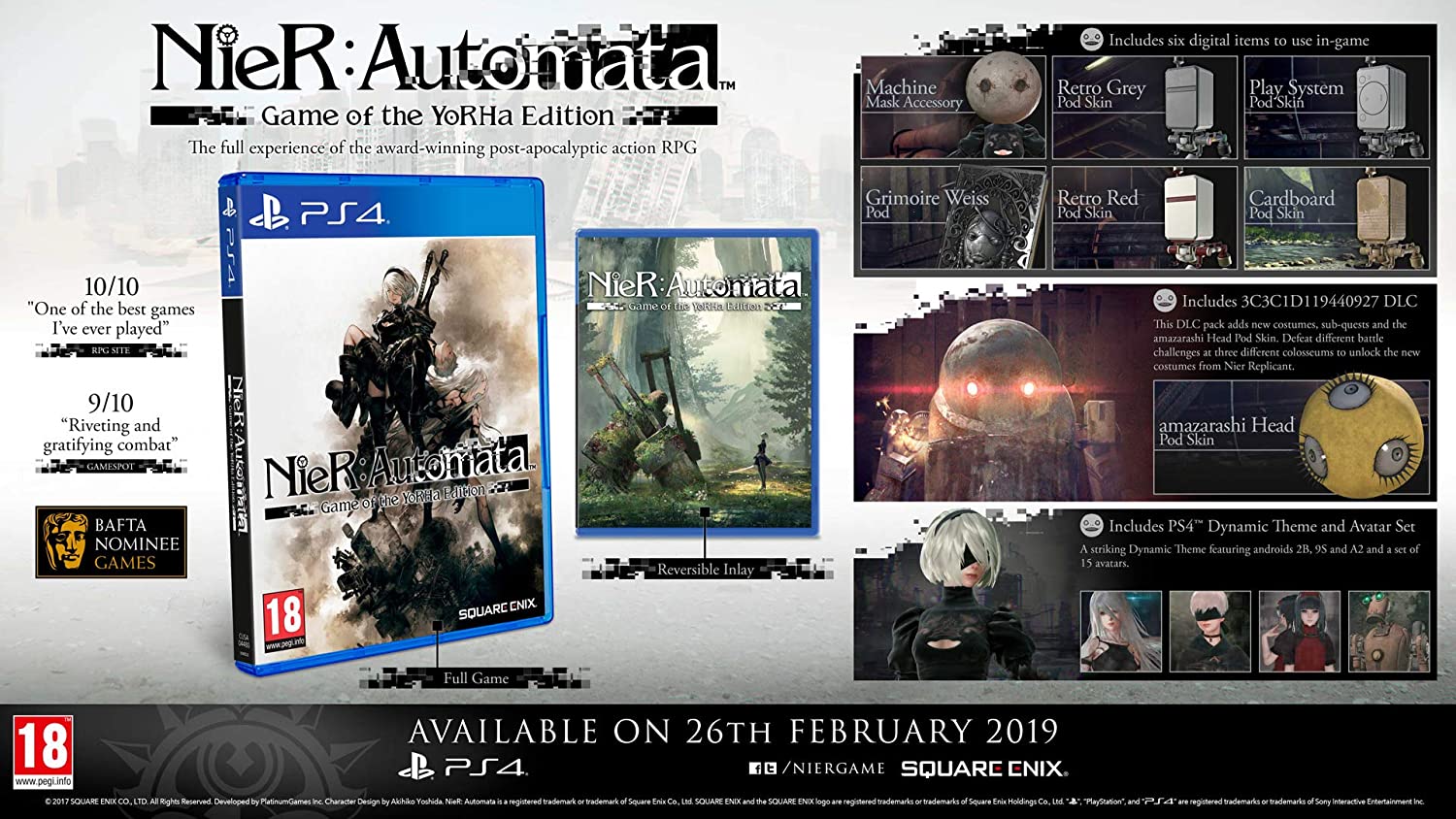 NieR: Automata Game of the YoRHa Edition (PlayStation PS4