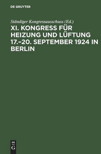 17.–20. September 1924 in Berlin (German Edition
