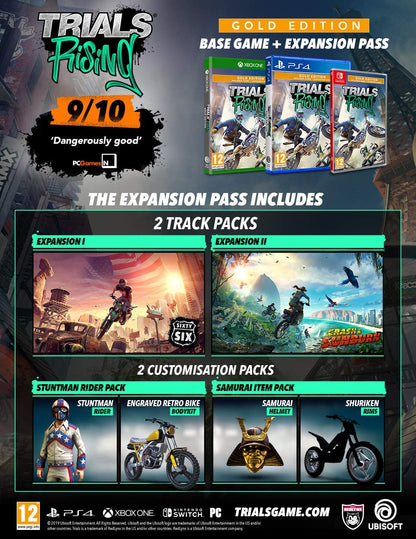 Trials Rising - Gold Edition (Includes 55+ additional Tracks & Sticker Artbook) Xbox1 (Xbox One) Xbox One Gold Edition