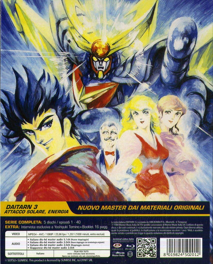 L'Imbattibile Daitarn 3 Eps.01-40 ( Box 5 Br