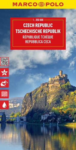 Czech Republic Marco Polo Map: 1:350000: Wegenkaart Schaal 1 : 350.000 (Marco Polo Wegenkaart