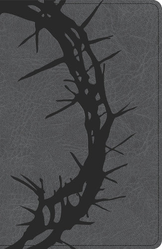 NASB Large Print Personal Size Reference Bible, Charcoal Leathertouch