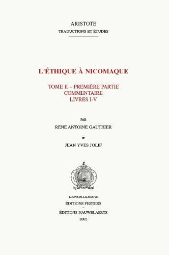 L'éthique à Nicomaque II, 1