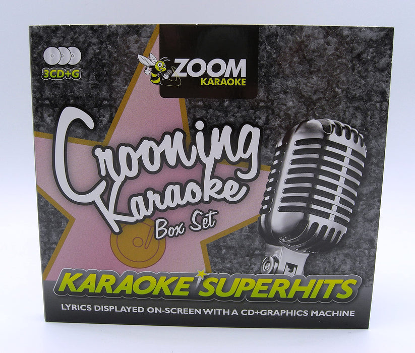 Zoom Karaoke CD+G - Crooning Superhits - Triple CD+G Karaoke Pack