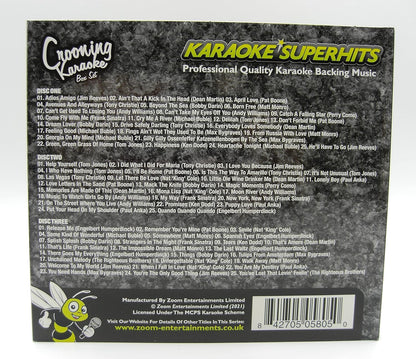 Zoom Karaoke CD+G - Crooning Superhits - Triple CD+G Karaoke Pack