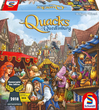 Schmidt | Quacks of Quedlinburg | Board Game | Ages 10+ | 2-4 Players | 45 Minutes Playing Time