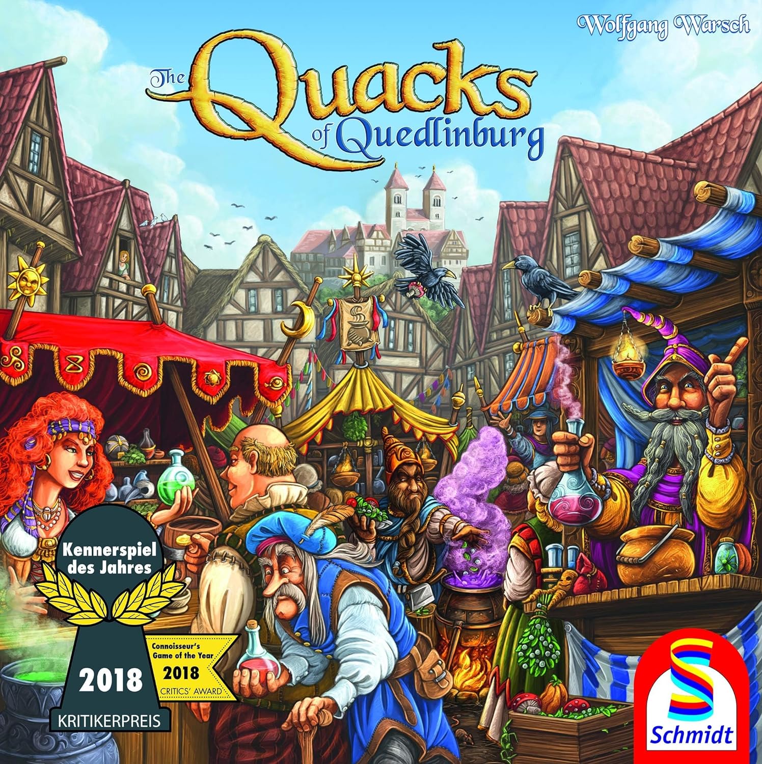 Schmidt | Quacks of Quedlinburg | Board Game | Ages 10+ | 2-4 Players | 45 Minutes Playing Time