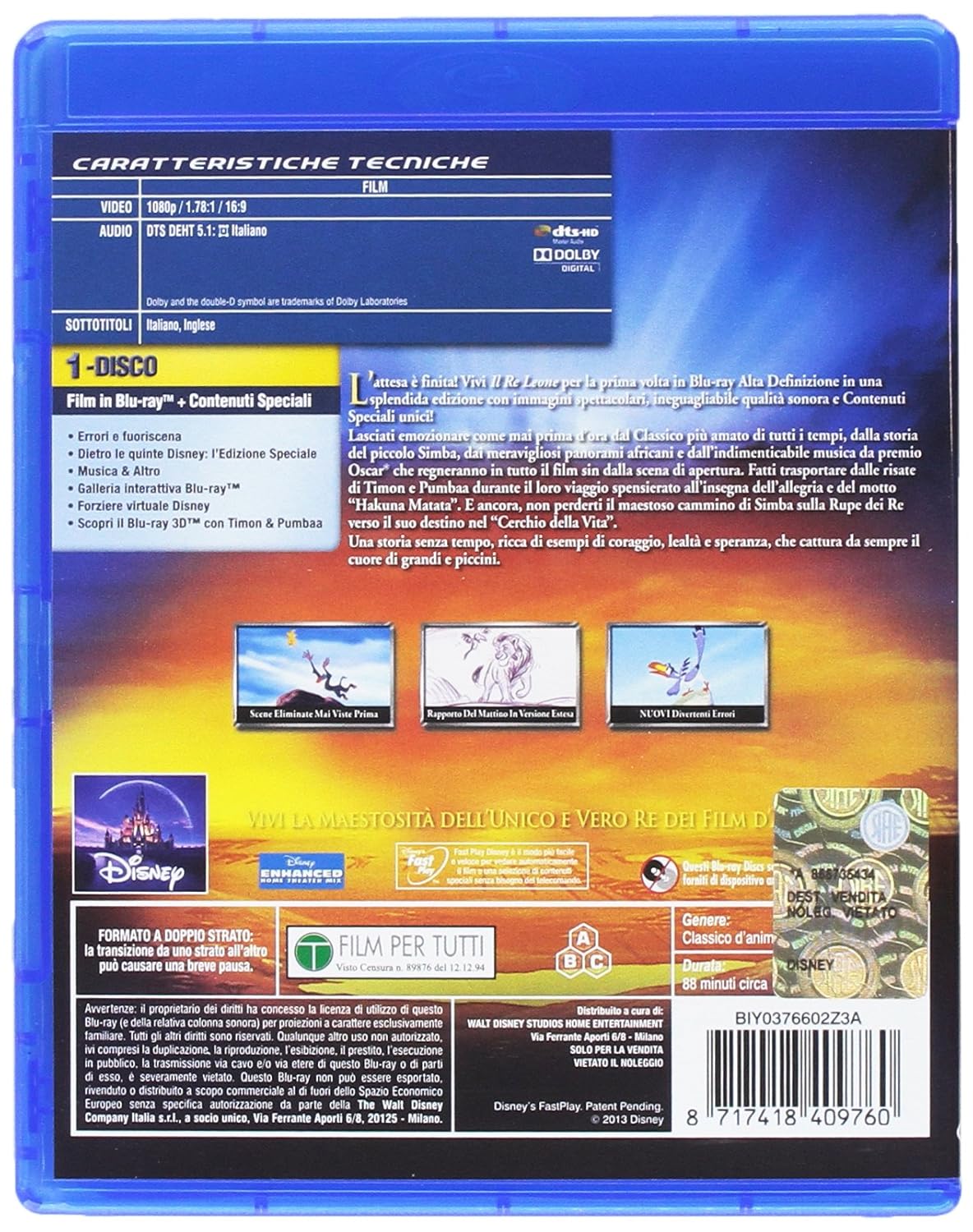 Il Re Leone (Blu-ray