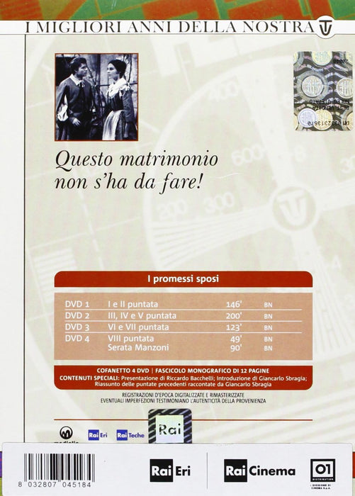 I Promessi Sposi (1967) (Box 4 DVD