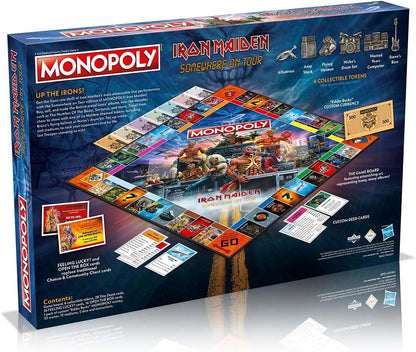 Winning Moves Iron Maiden Monopoly Board Game, Advance to Senjutsu, Nights of Dead, The Book of Souls and trade your way to success, makes great gift for ages 18 plus