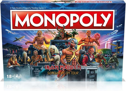 Winning Moves Iron Maiden Monopoly Board Game, Advance to Senjutsu, Nights of Dead, The Book of Souls and trade your way to success, makes great gift for ages 18 plus