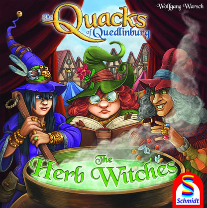 Schmidt | Quacks of Quedlinburg- Herb Witch | Board Game | Ages 10+ | 2-5 Players | 45 Minutes Playing Time The Quacks of Quedlinburg: Herb Witch Expansion Expansion