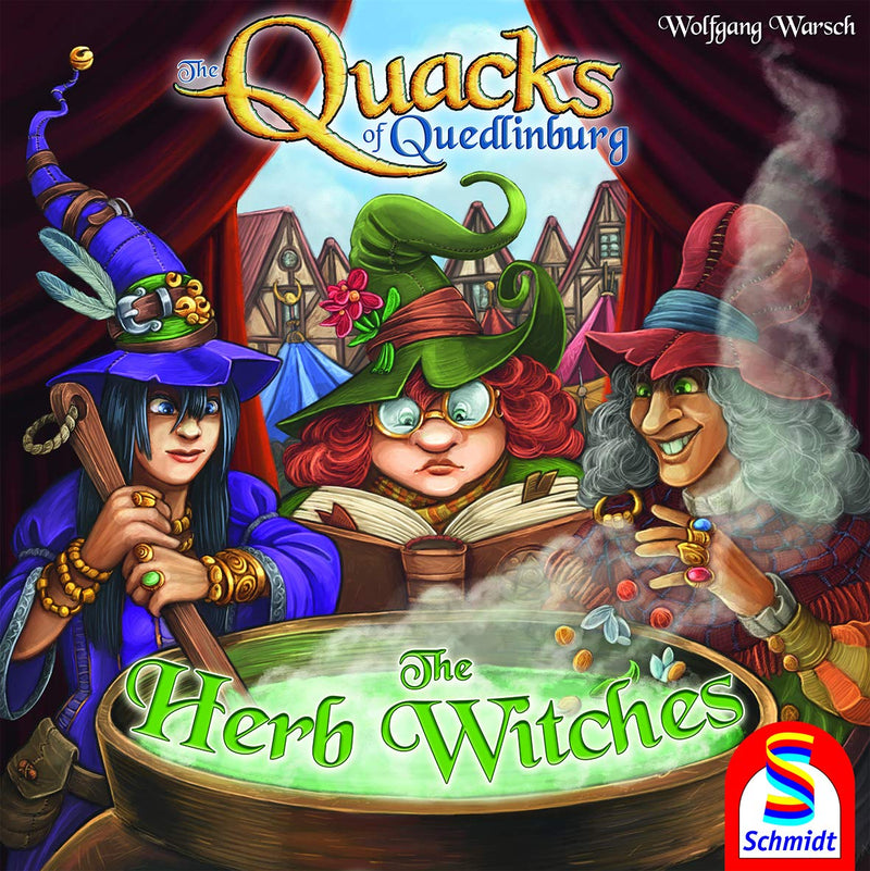 Schmidt | Quacks of Quedlinburg- Herb Witch | Board Game | Ages 10+ | 2-5 Players | 45 Minutes Playing Time The Quacks of Quedlinburg: Herb Witch Expansion Expansion
