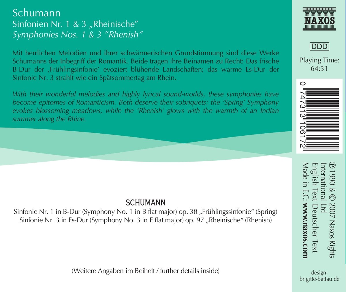 Symphonien Nr. 1+3