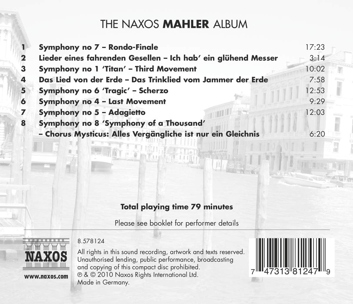 Naxos Mahler Album
