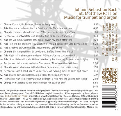 Matthäus-Passion für Trompete und Orgel