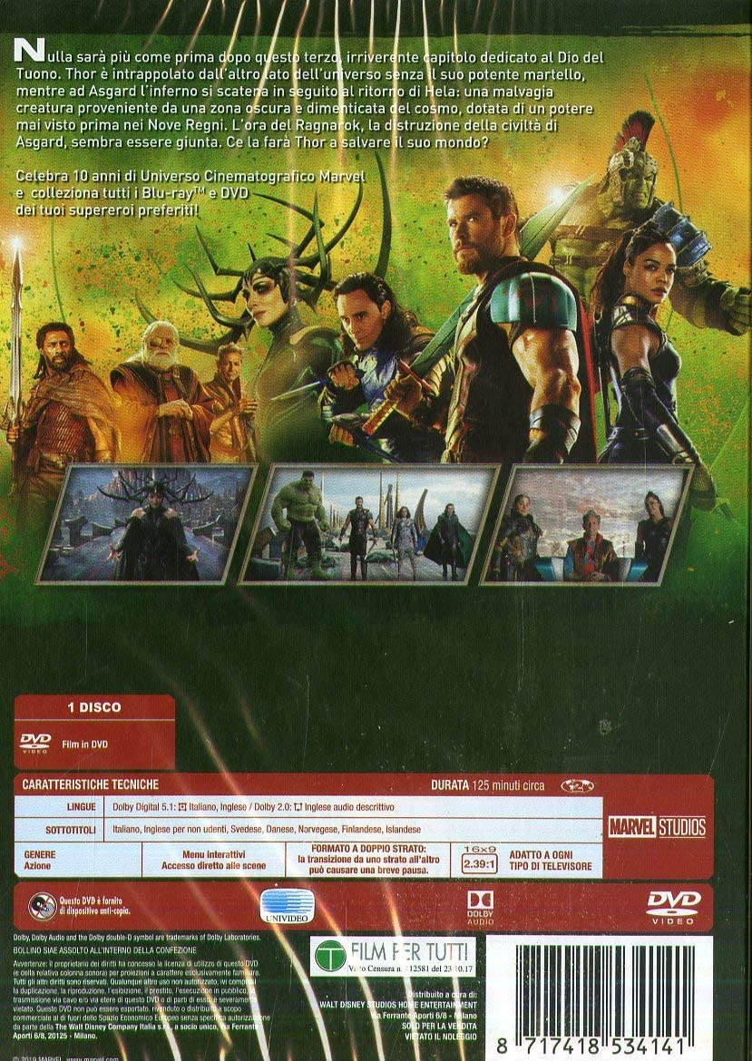 Thor Ragnarok - 10° Anniversario