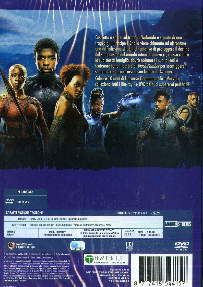 Black Panther 10° Anniversario Marvel Studios
