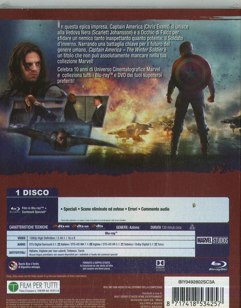 Captain America the Winter Soldier - 10° Anniversario