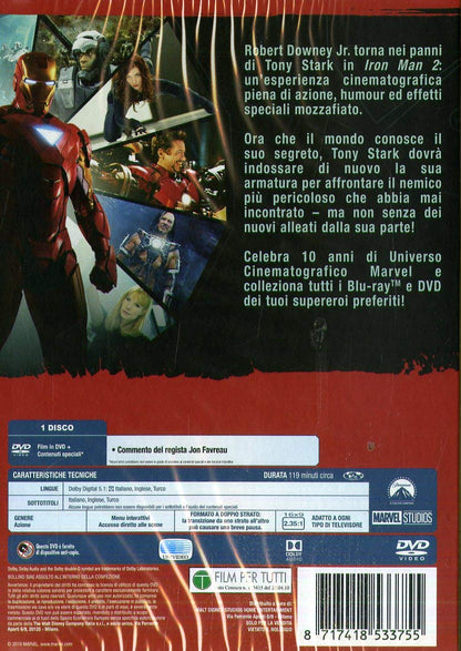 Iron Man 2 10° Anniversario Marvel Studios (DVD