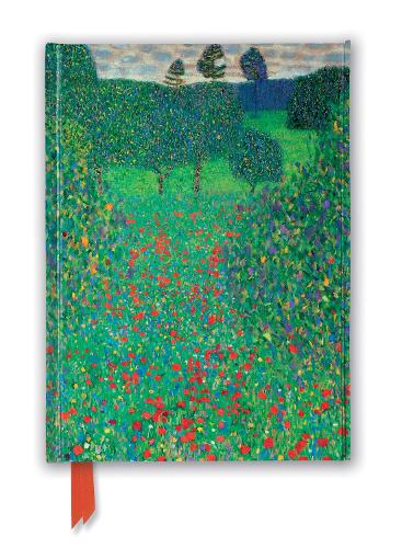 Gustav Klimt: Poppy Field (Foiled Journal)