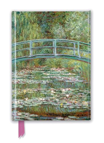 Claude Monet: Bridge over a Pond of Water Lilies (Foiled Journal) (Flame Tree Notebooks