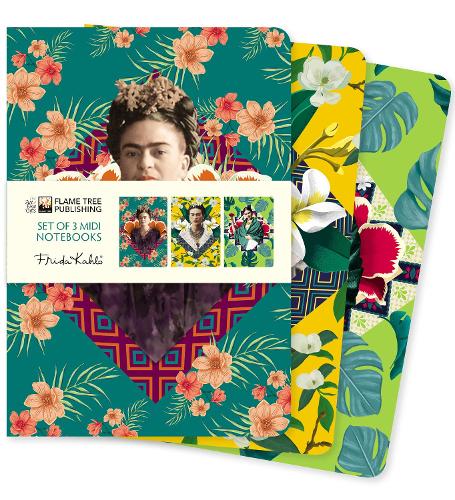 Frida Kahlo Set of 3 Midi Notebooks