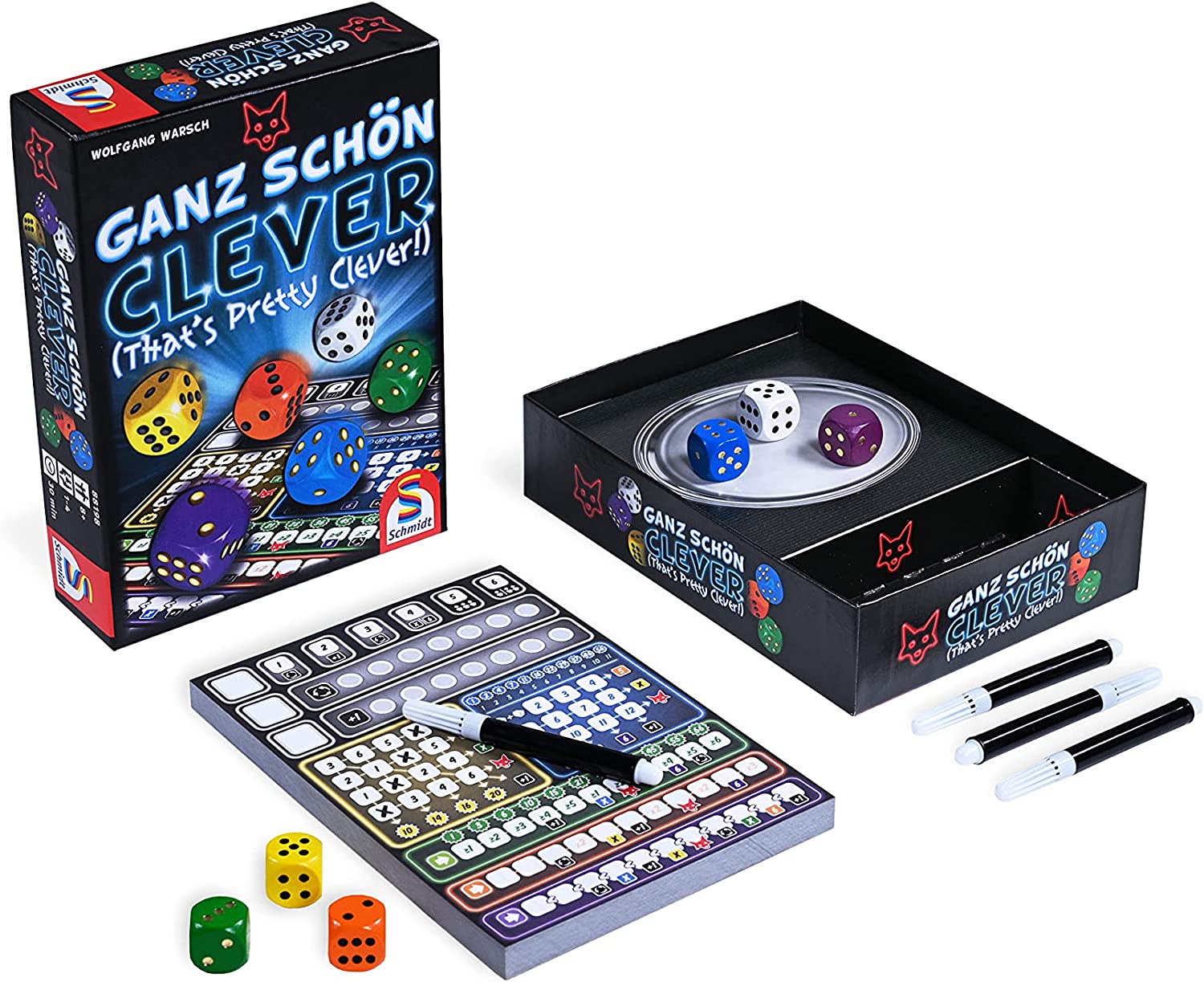 Schmidt | Ganz Schon Clever | Board Game | Ages 8+ | 1-4 Players | 30 Minutes Playing Time
