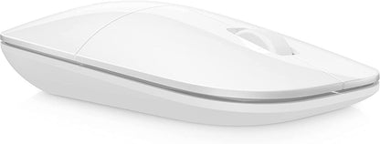 HP Z3700 Wireless Mouse, White, Slim, Multi-OS & Device Compatibility, 2.4 GHZ Connectivity, Multi-Surface Technology, Blue LED 1200 dpi Optical Sensor, Up to 16 Months Battery Life