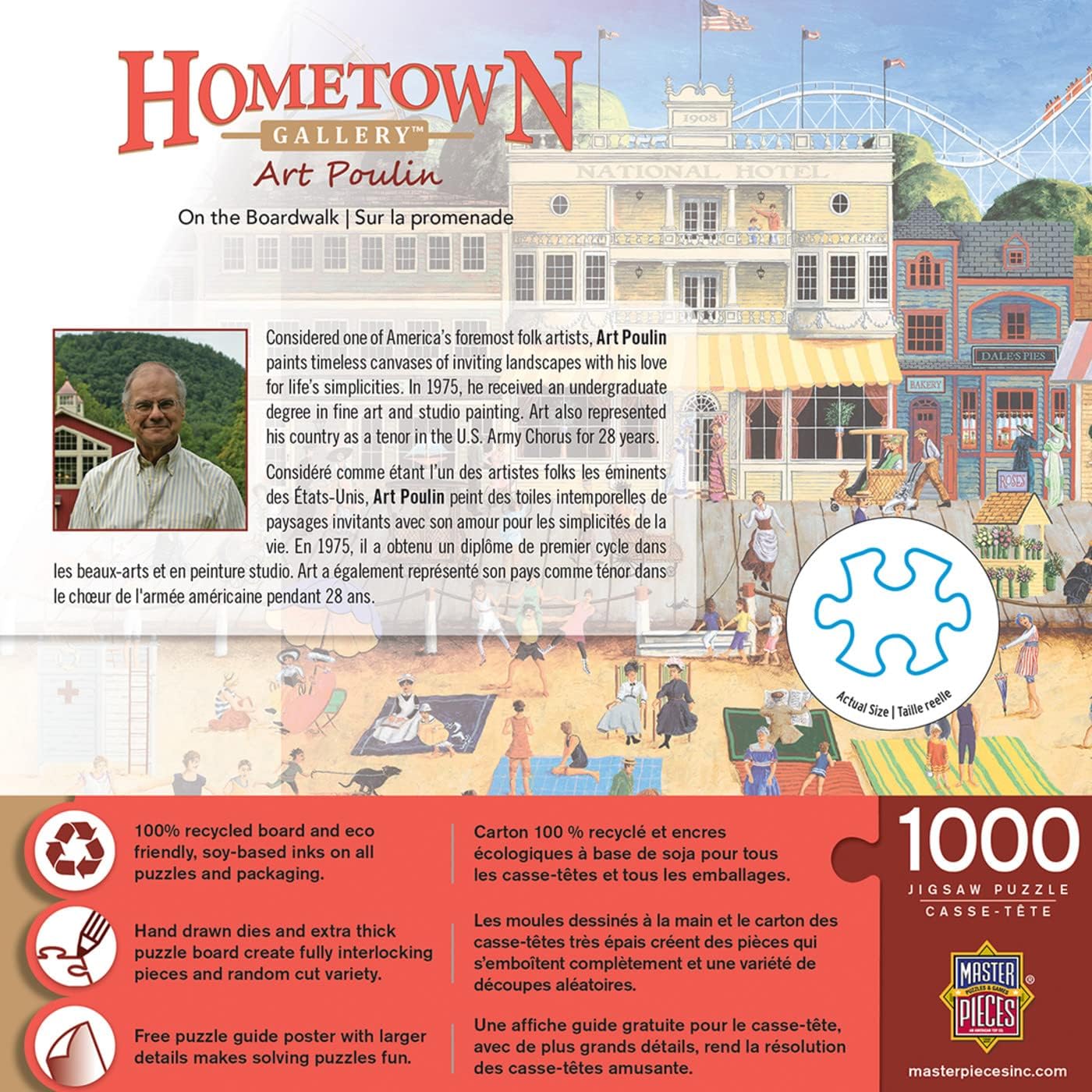 On the Boardwalk - Hometown Gallery 1000pc: One the Boardwalk