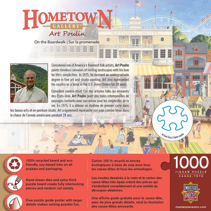 On the Boardwalk - Hometown Gallery 1000pc: One the Boardwalk