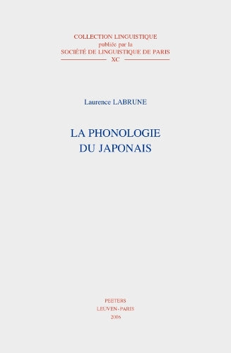 La phonologie du japonais