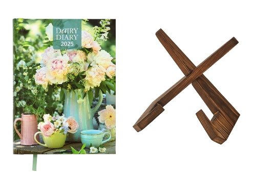 Dairy Diary 2025 with Bookstand