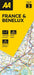 AA Road Map France & Benelux