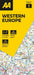 AA Road Map Western Europe