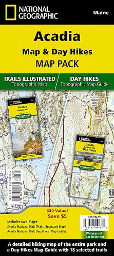 Acadia National Day Hikes and National Park Bundle (National Geographic Trails Illustrated Map