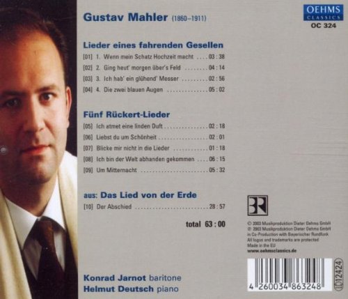 Mahler: Lieder Eines Fahrenden Gesellen