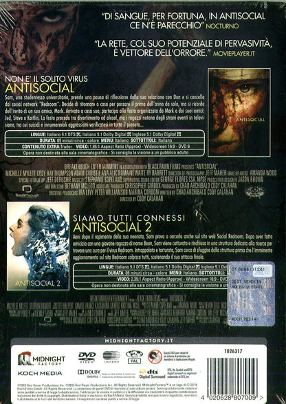Antisocial 1-2 (2 Dvd+Booklet) - (Italian Import)