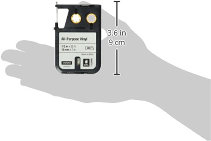 DYMO XTL All-Purpose Vinyl Labels | 12 mm x 7 m|