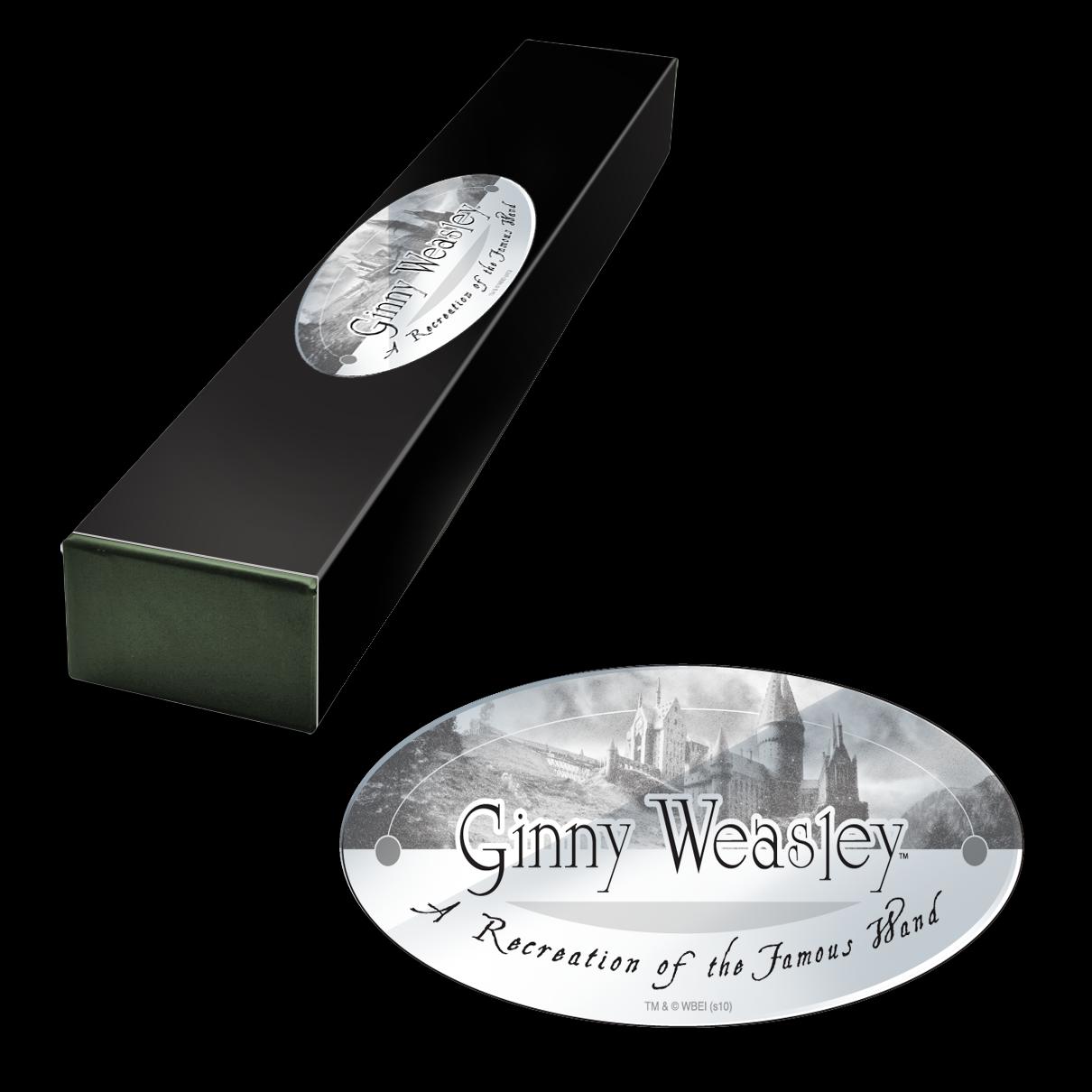 The Noble Collection - Ginny Weasley Character Wand - 14in (36cm) Harry Potter Wand With Metal Name Tag - Harry Potter Film Set Movie Props Wands