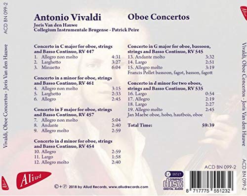 Concertos Per Oboe