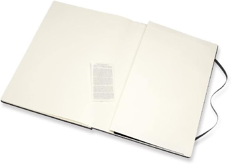 Moleskine Art Watercolor Notebook, Hard Cover, A3 (11.75" x 16.5") Plain/Blank, Black, 60 Pages