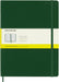 Moleskine Classic Squared Paper Notebook, Hard Cover and Elastic Closure Journal, Color Myrtle Green, Size Extra Large 19 x 25 cm, 192 Pages