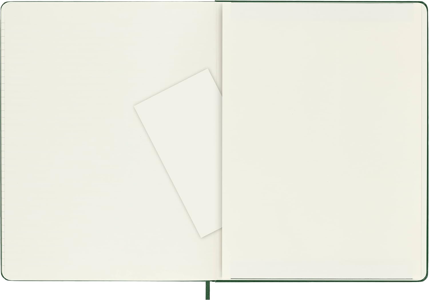 Moleskine Classic Squared Paper Notebook, Hard Cover and Elastic Closure Journal, Color Myrtle Green, Size Extra Large 19 x 25 cm, 192 Pages