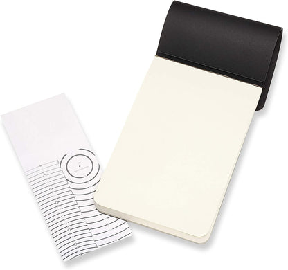Moleskine 9 x 14 cm Pocket Size Art Sketchbook, Paper for Pencils, Charcoal, Pens, Fountain Pens and Markers Soft Cover, Colour Black, 48 Pages