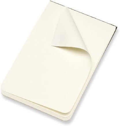 Moleskine 9 x 14 cm Pocket Size Art Sketchbook, Paper for Pencils, Charcoal, Pens, Fountain Pens and Markers Soft Cover, Colour Black, 48 Pages