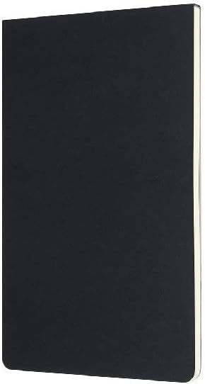 Moleskine 13 x 21 cm Large Size Art Sketchbook, Paper for Pencils, Charcoal, Pens, Fountain Pens and Markers Soft Cover, Colour Black, 48 Pages