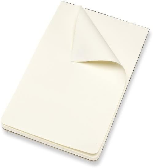 Moleskine 13 x 21 cm Large Size Art Sketchbook, Paper for Pencils, Charcoal, Pens, Fountain Pens and Markers Soft Cover, Colour Black, 48 Pages