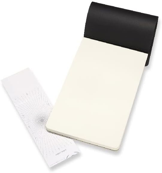 Moleskine 13 x 21 cm Large Size Art Sketchbook, Paper for Pencils, Charcoal, Pens, Fountain Pens and Markers Soft Cover, Colour Black, 48 Pages